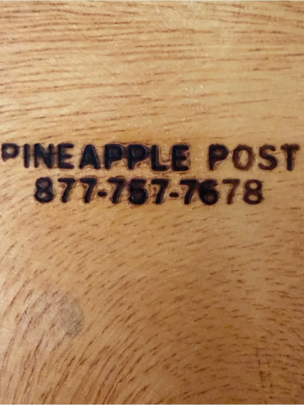 Vintage Pineapple Post Large 14